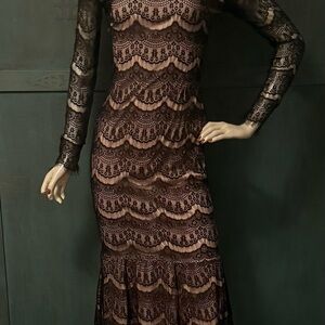 😍😍Y2K Gorgeous Elegant Black Lace Evening Wedding Prom Dress